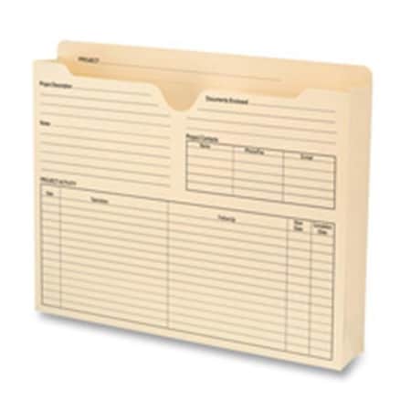Smead Smead Manufacturing Company SMD75622 Project Jackets- Letter- Exp 2- Manila SMD75622